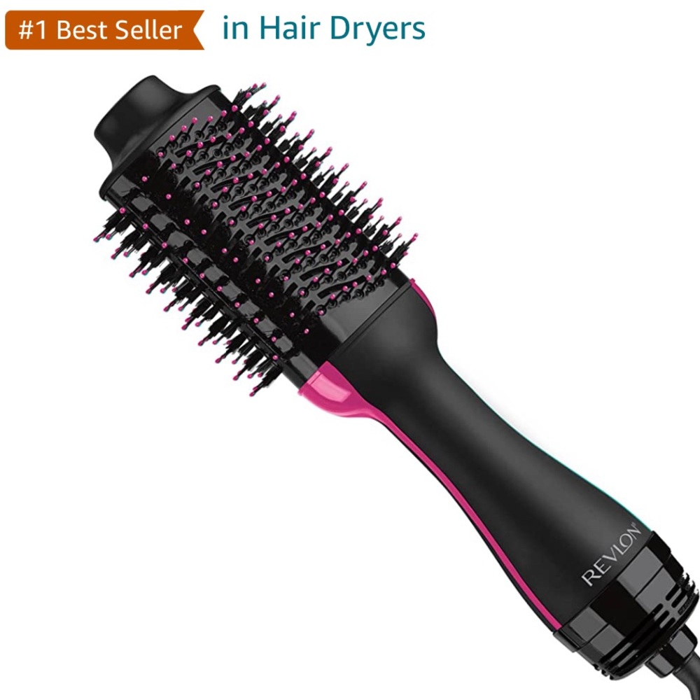 REVLON One-Step Volumizer Hair Dryer and Hot Air Brush, Black
